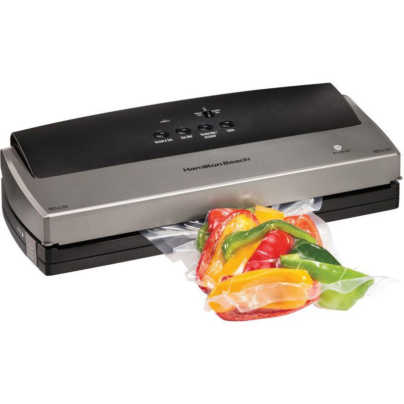 HAMILTON BEACH - Sellador al vacio  nutrifresh™  hamilton beach 78214 negro