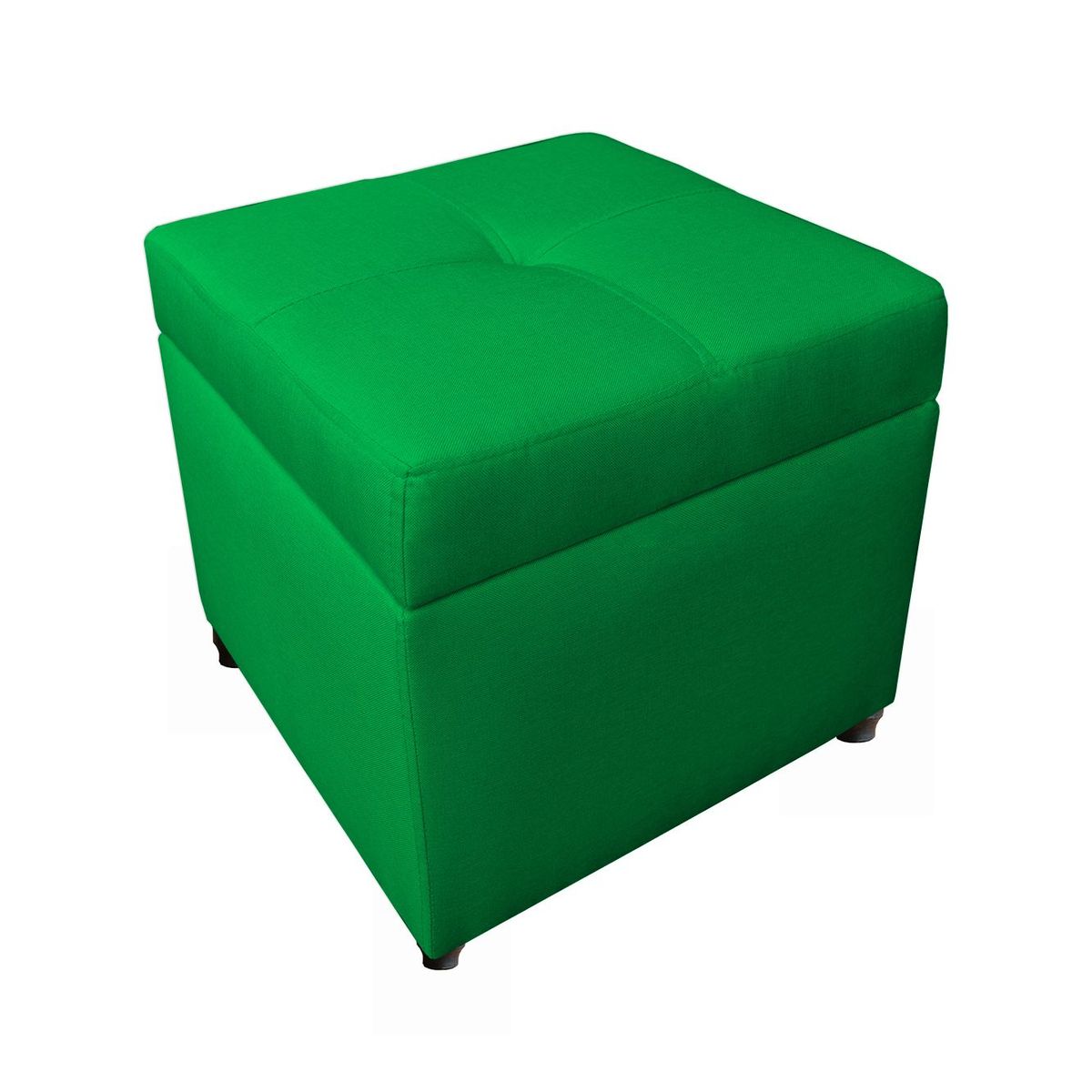 MUEBLES FANTASIA - Puff Baul 45 cm Tela Memphis Petroleo
