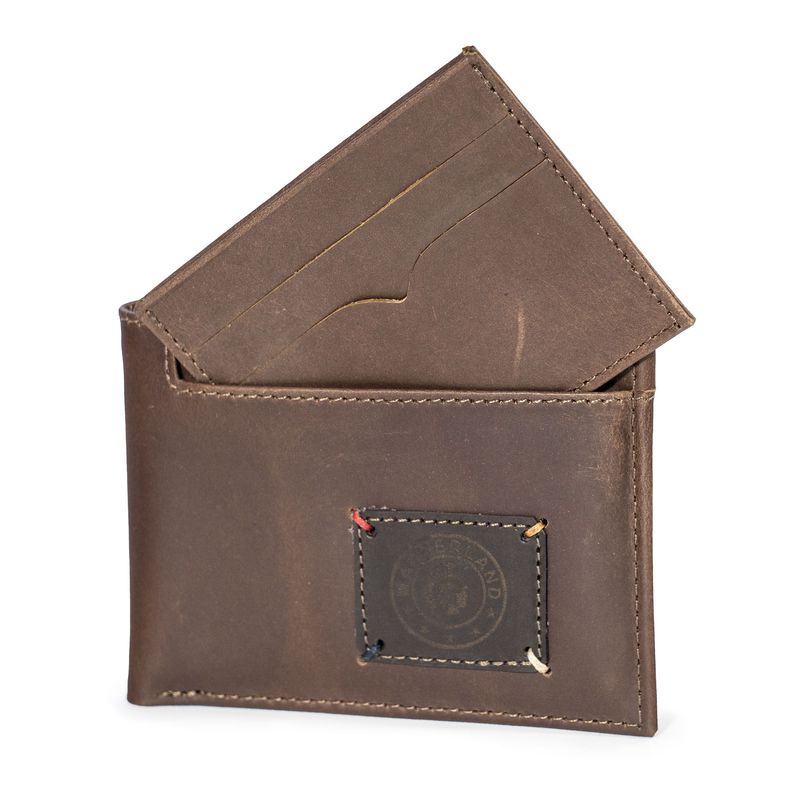 MASHERLAND - Billetera con tarjetero para hombre en cuero Masherland