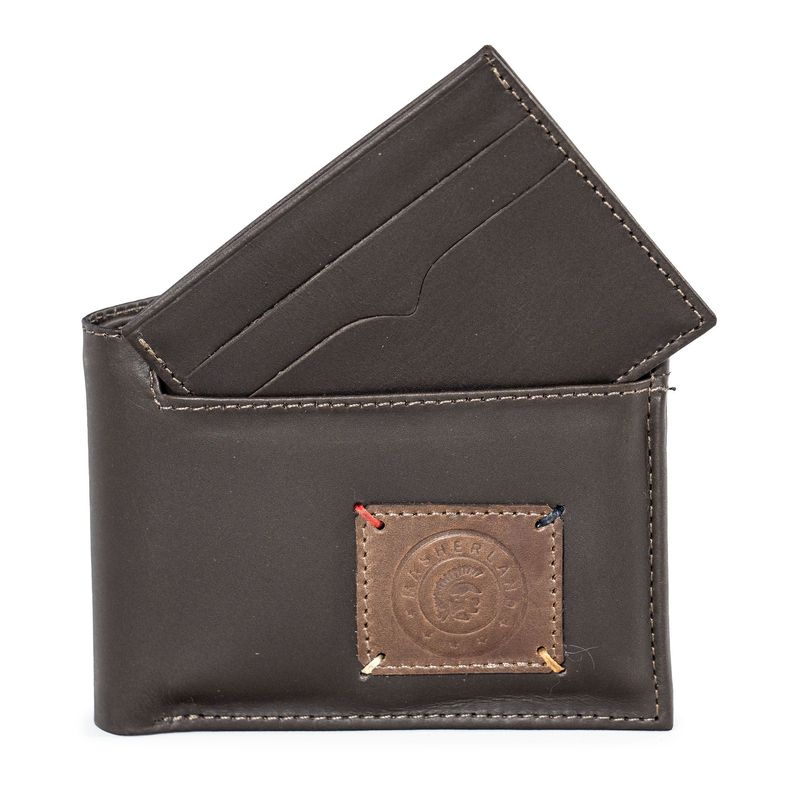 MASHERLAND - Billetera con tarjetero para hombre en cuero Masherland