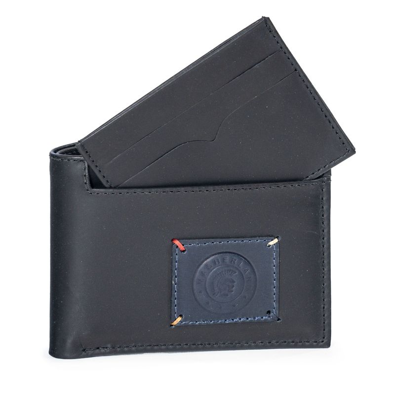 MASHERLAND - Billetera con tarjetero para hombre en cuero Masherland