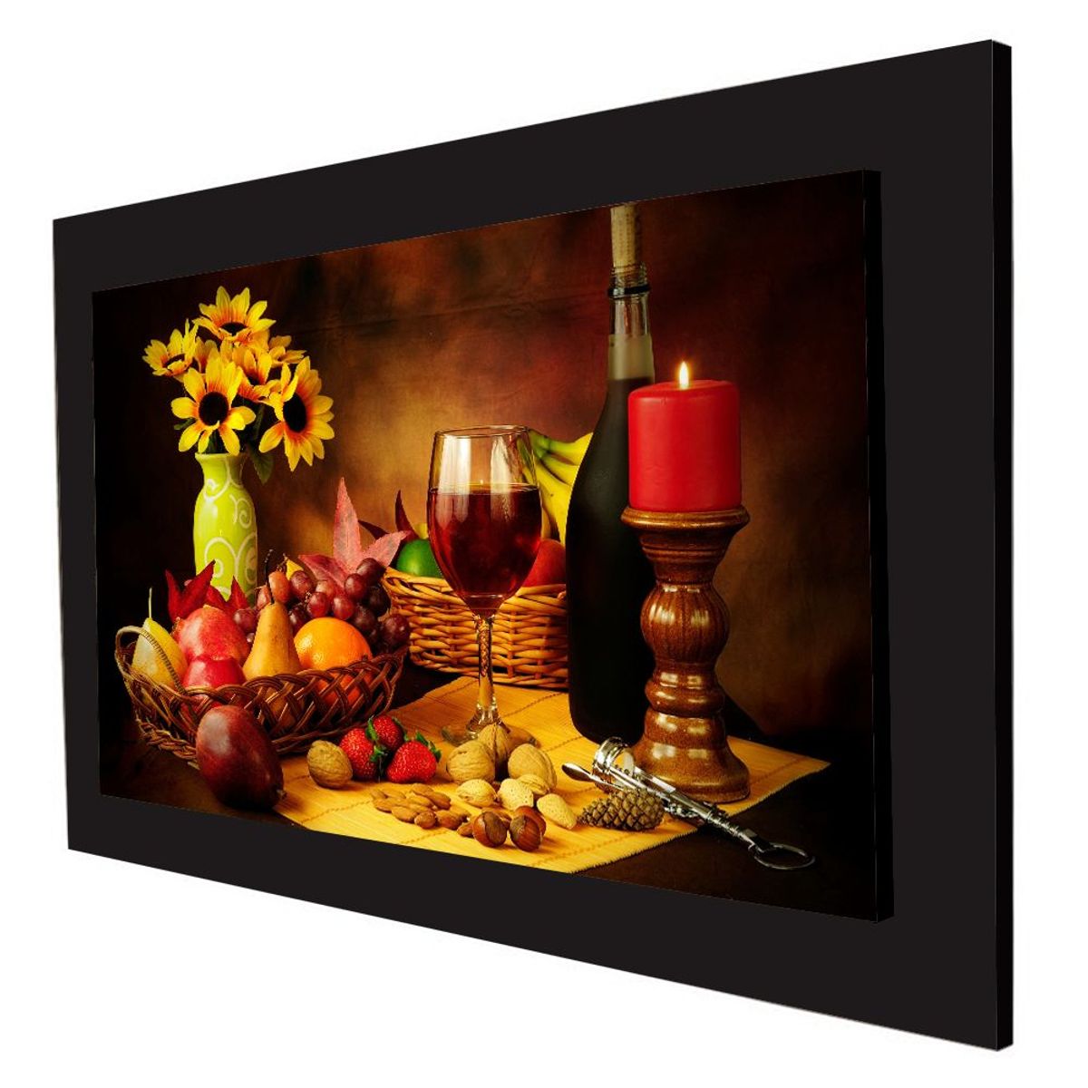 ART INDUSTRY - Cuadro 60x40Cms Decorativo Frutas y Nueces