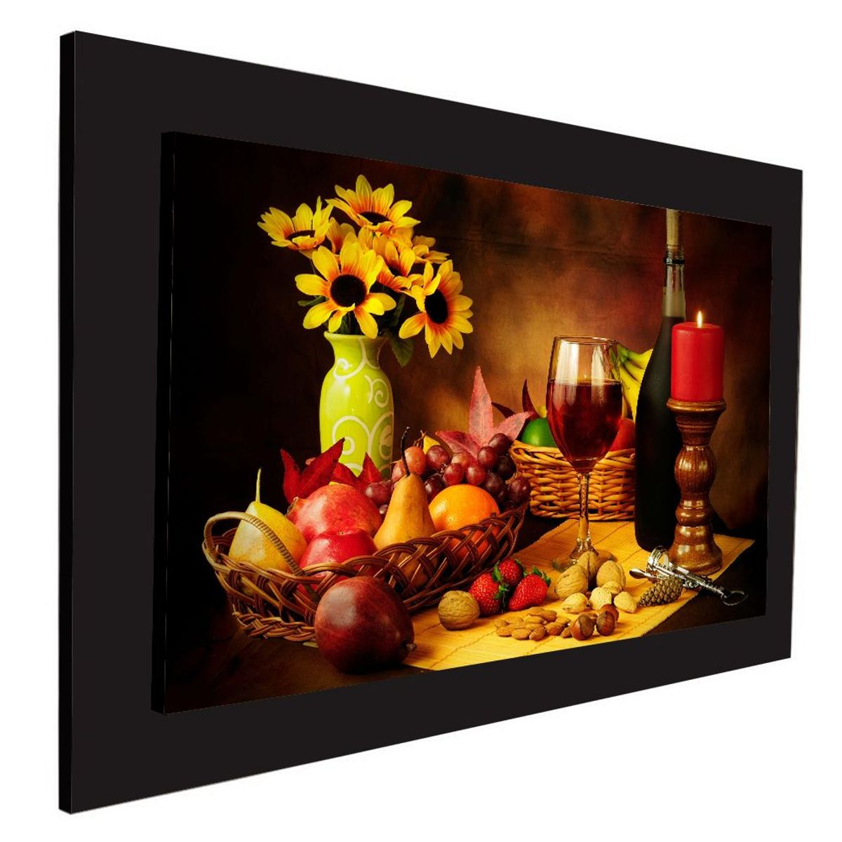ART INDUSTRY - Cuadro 60x40Cms Decorativo Frutas y Nueces