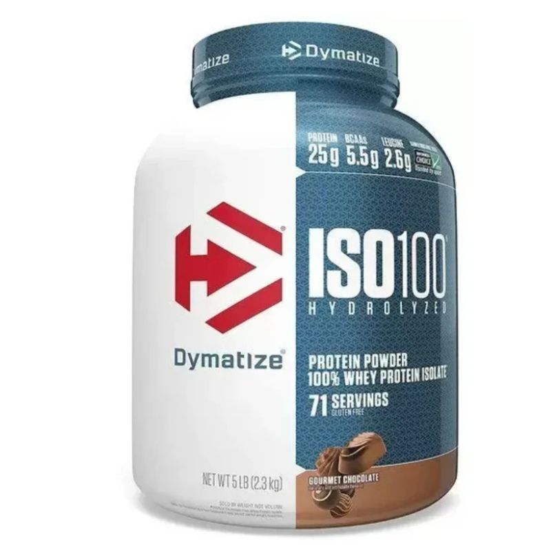 DYMATIZE - ISO 100 - Proteína Hidrolizada - 5lb - Chocolate -  Dymatize