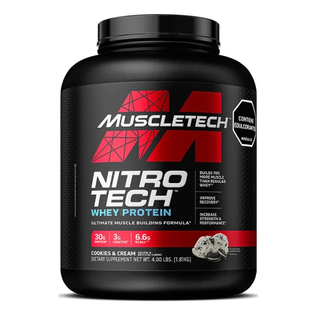 MUSCLETECH - NitroTech Performance x 4 lb Cookies and Cream