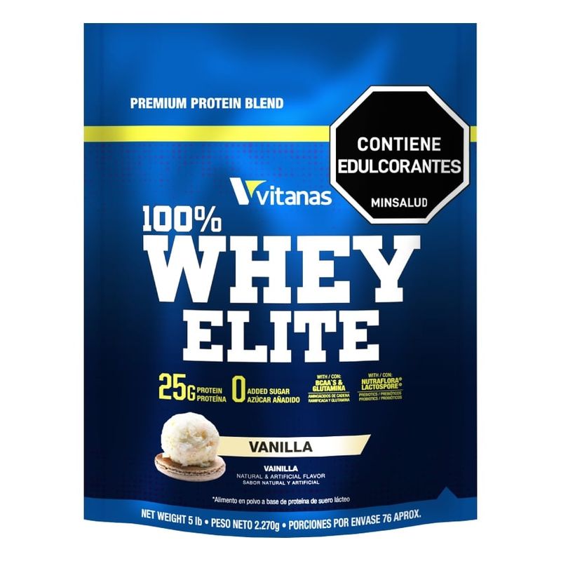 VITANAS - 100 % Whey Elite 5 lb - Vitanas