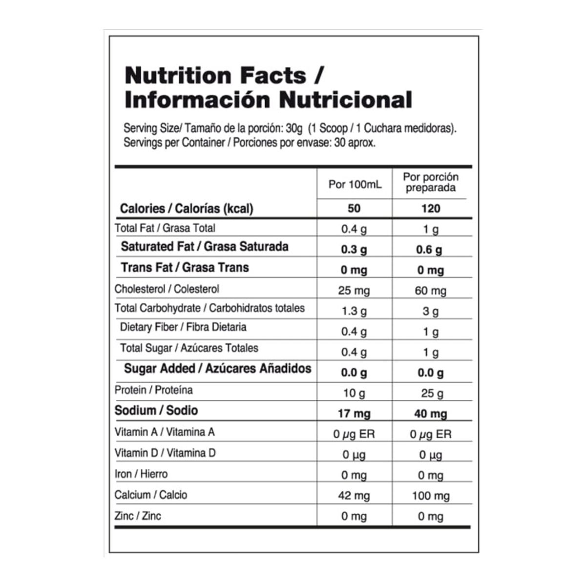 VITANAS - 100 % Whey Elite x 2 lb Vainilla