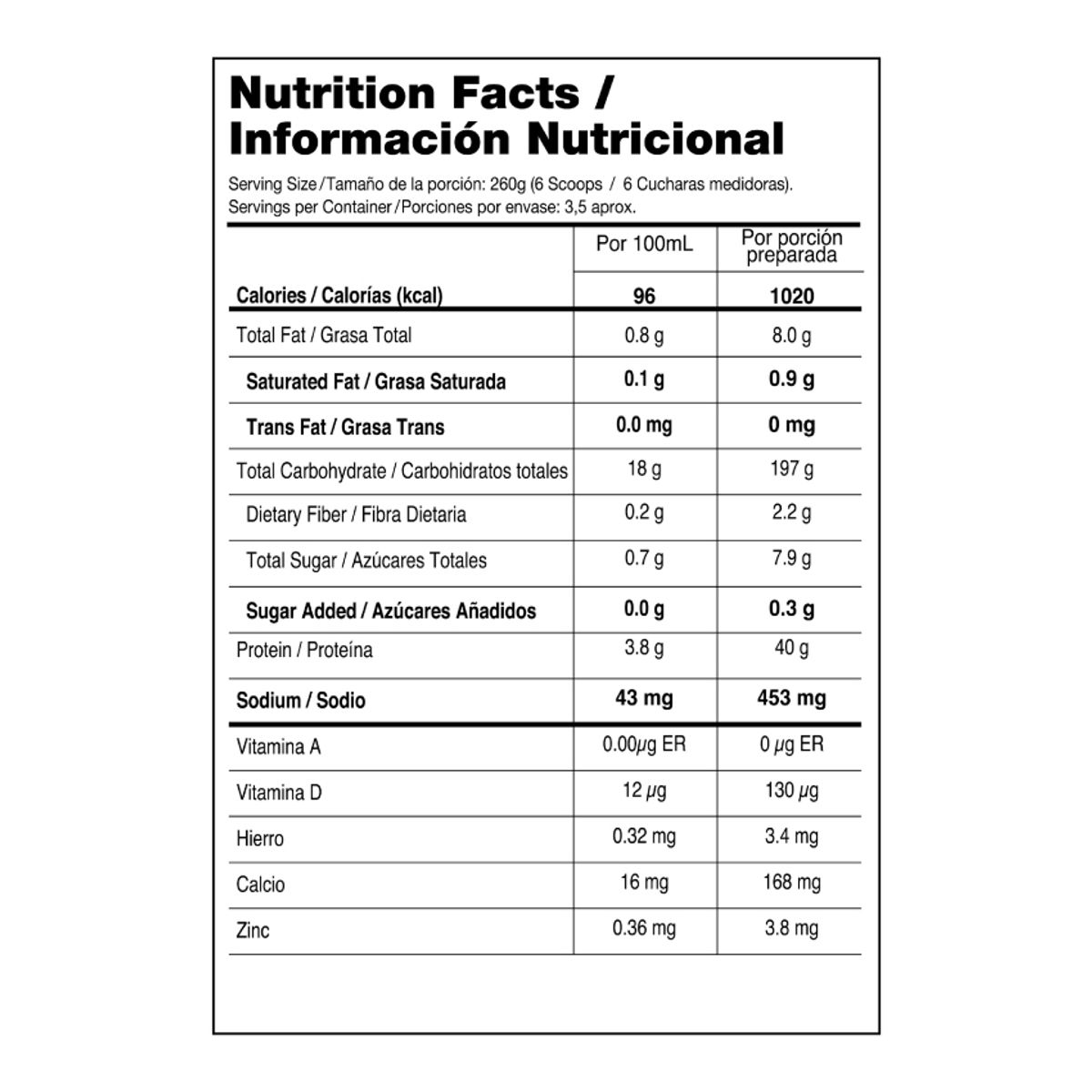 VITANAS - Titan Army x 2lb Vainilla