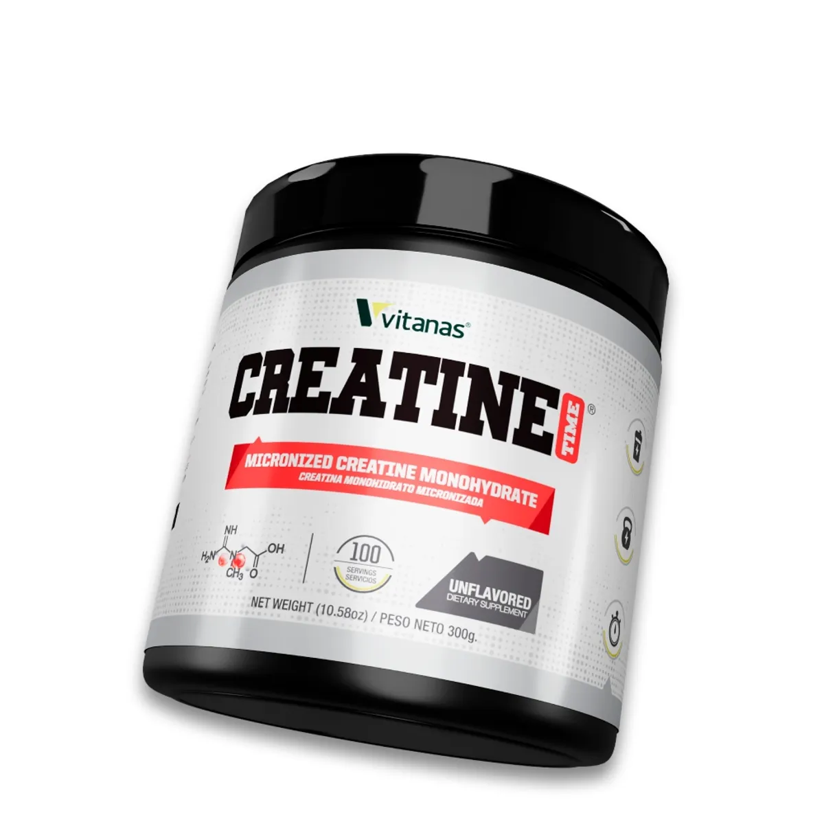 VITANAS - Creatine Time 300 g - Creatina Monohidrato - Vitanas