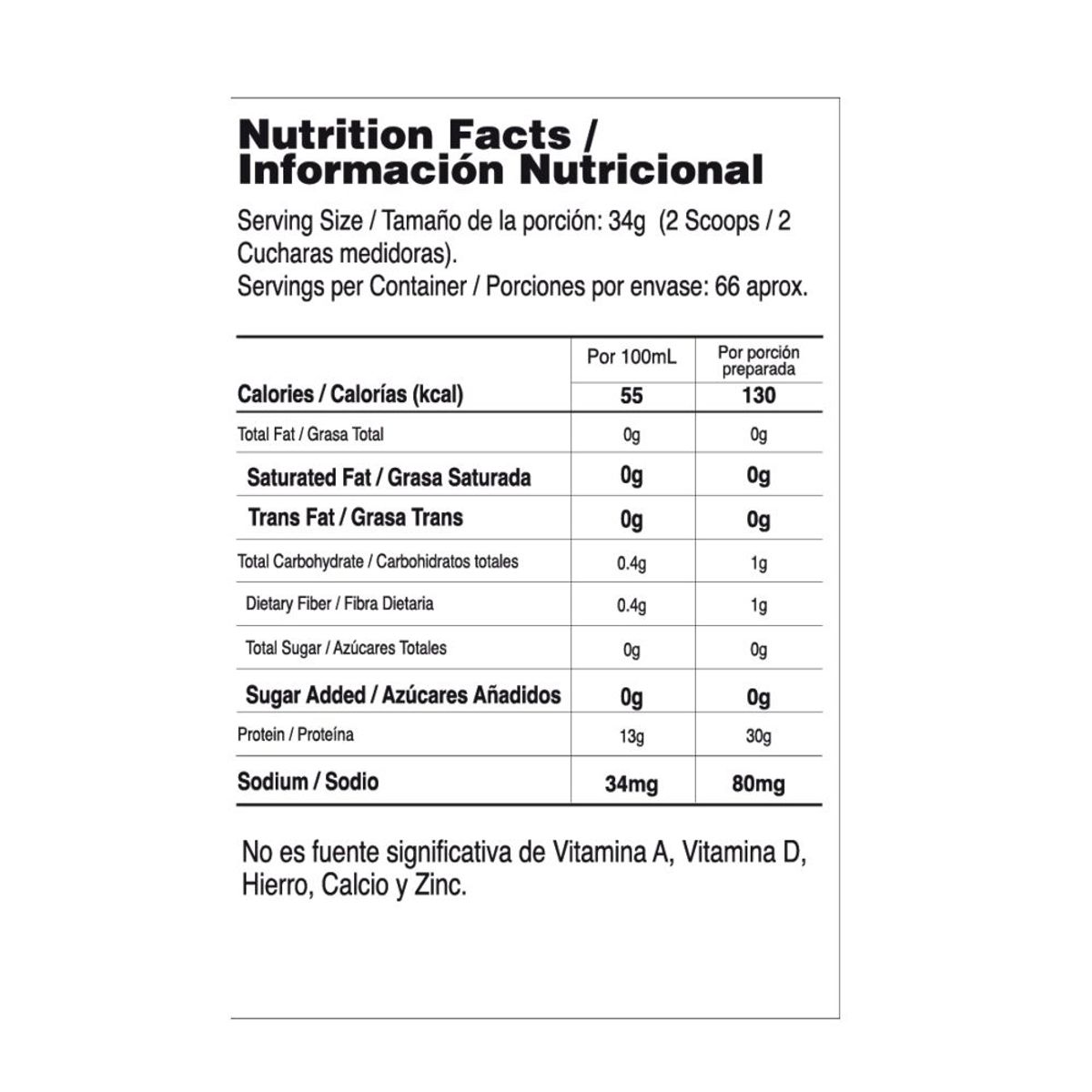 VITANAS - Isolate Gourmet - 5 libras - Vainilla - Proteina Aislada