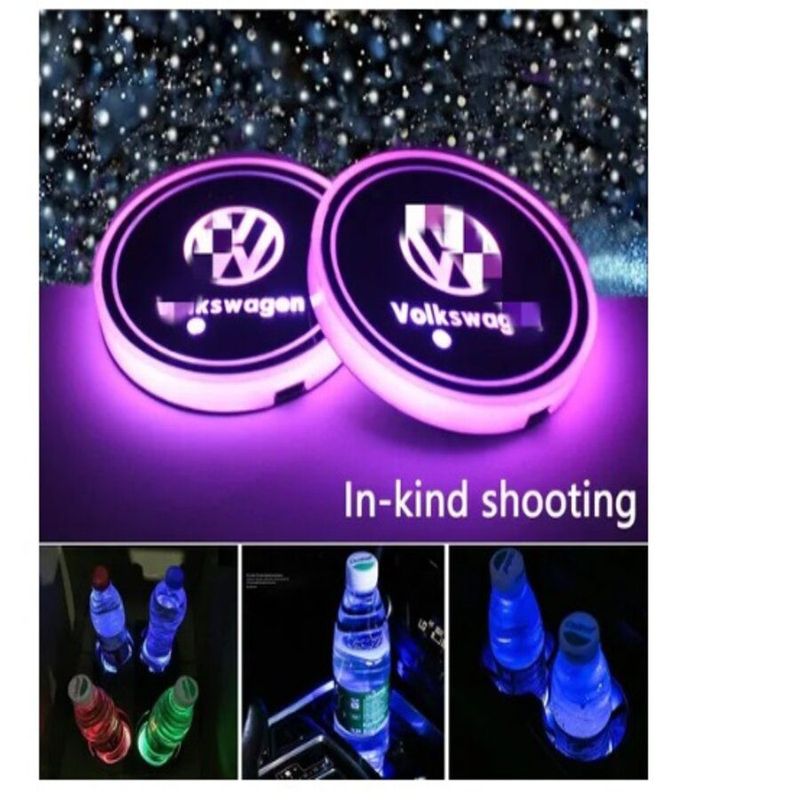 GENERICO - 2 Luces Led Para Portavasos De Coche Para kia