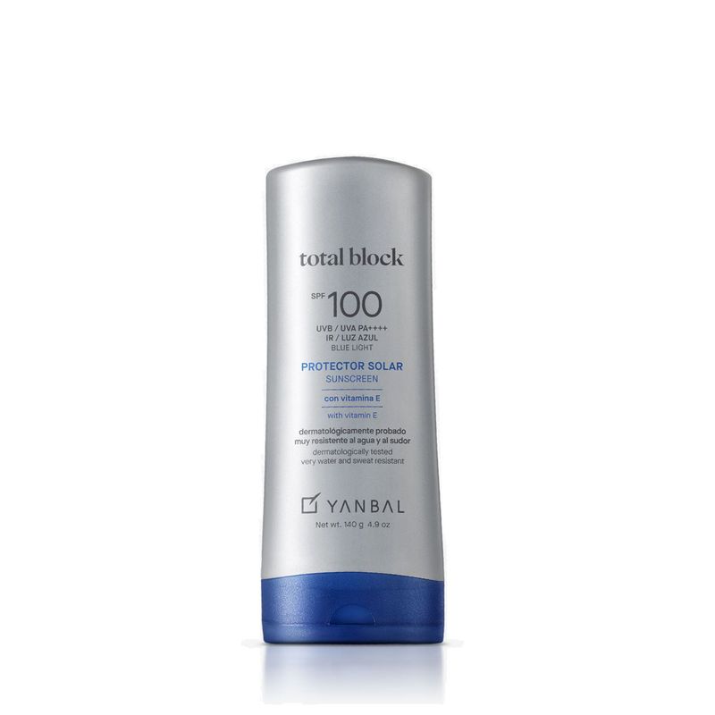 YANBAL - Protector Solar Total Block SPF 100 Jumbo Yanbal 140 gr