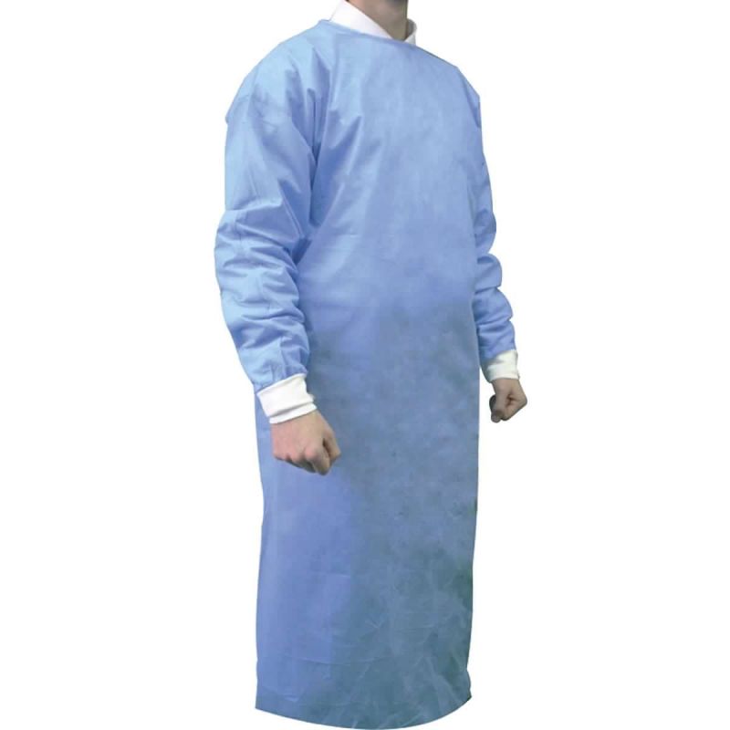 GENERICO - BATA AZUL DESECHABLE PAQUETE X 10 UNIDADES