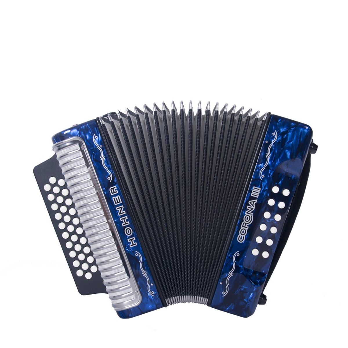 HOHNER - ACORDEON HOHNER CORONA III BESAS AZUL OSC