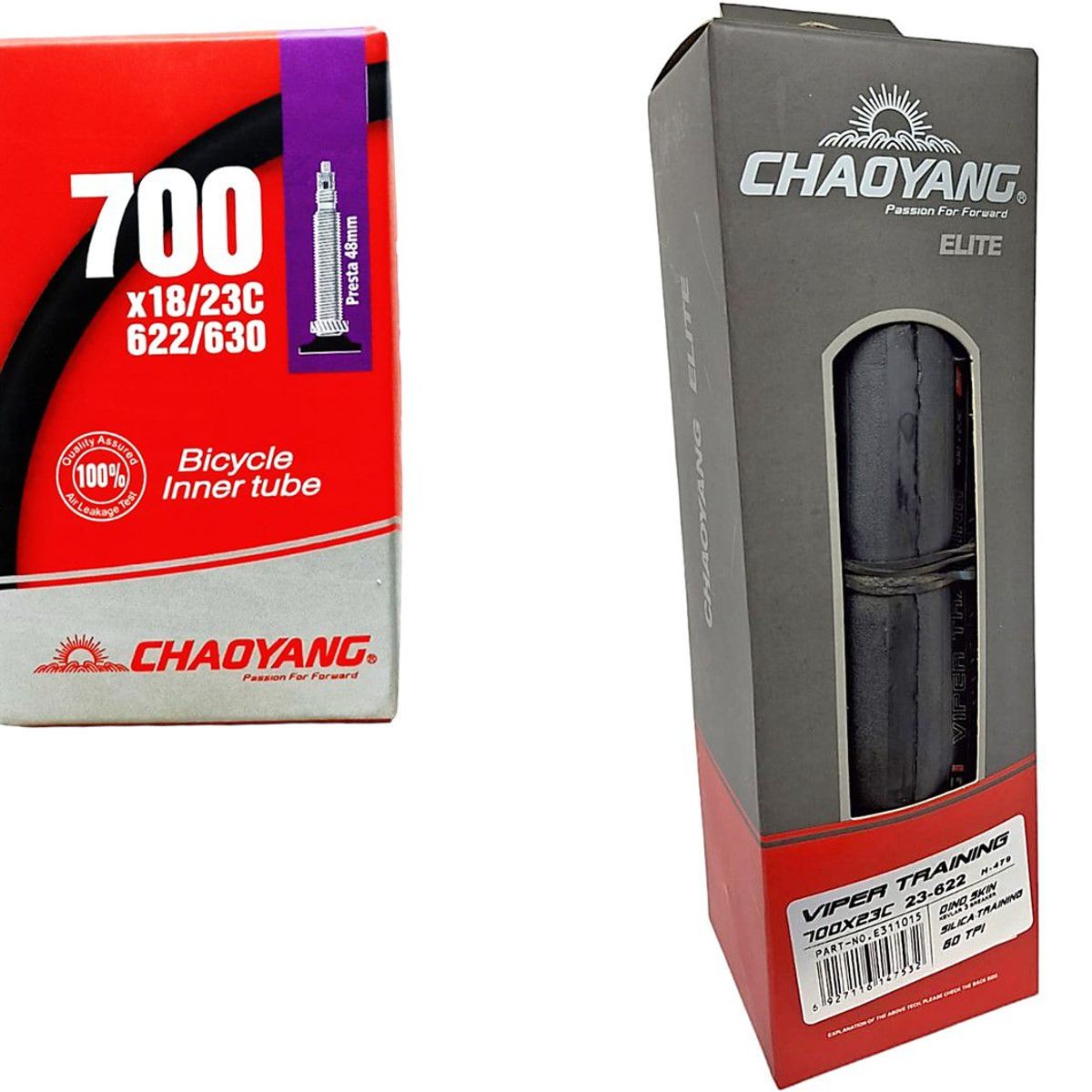 CHAOYANG - Llanta + Neumático Bicicleta 700 X 23c Chaoyang Ruta Combo