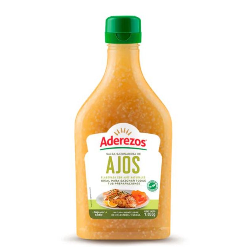 ADEREZOS - Salsa Sazonadora De Ajos Aderezos x 1050g