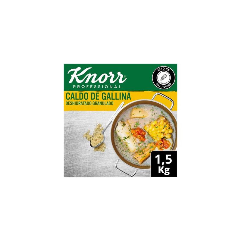 KNORR - Caldo de Gallina Knorr Deshidratado Granulado x 1500g