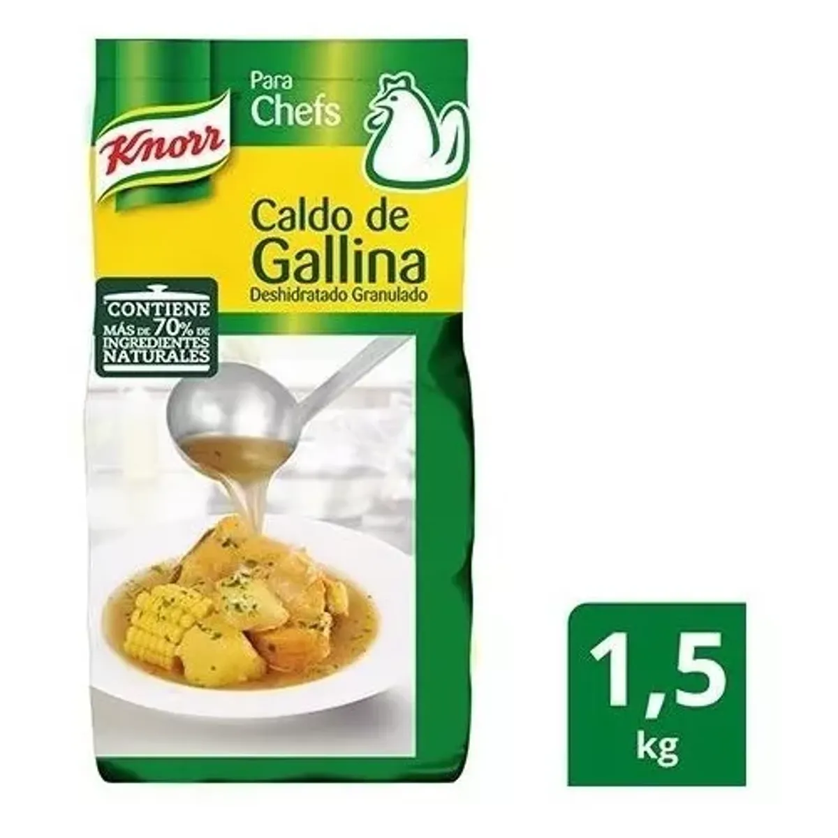 KNORR - Caldo de Gallina Knorr Deshidratado Granulado x 1500g