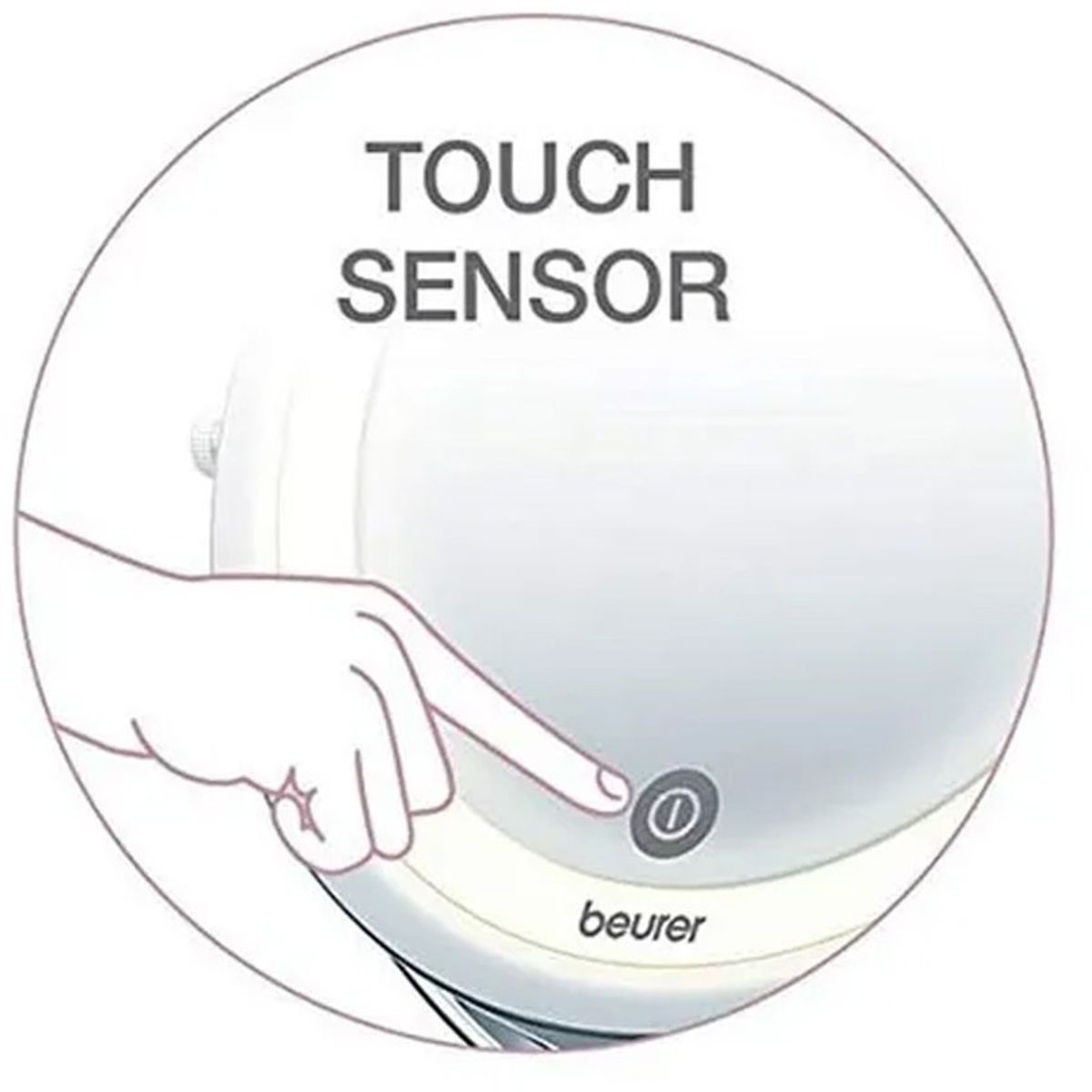 BEURER - Espejo cosmético con luz beurer bs 55