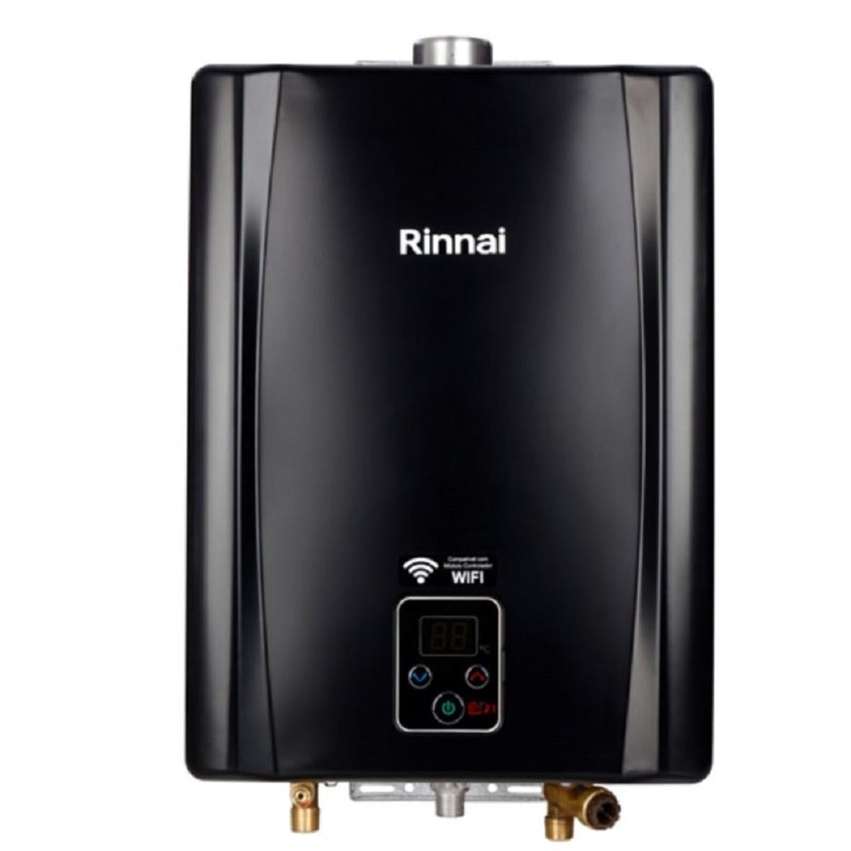 RINNAI - Calentador de paso agua 17 lts a gas propano- Rinnai- Negro