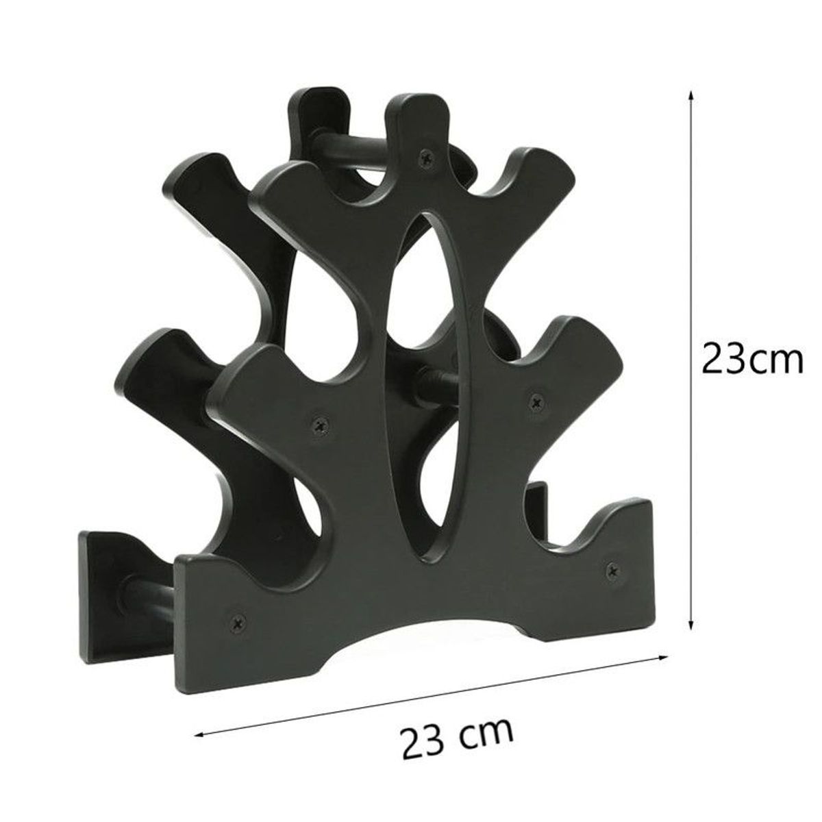 HOMESALE - Kit De 6 Mancuernas Pesas Hexagonales Para Ejercicios 12 kg Recubiertas con Vinilo