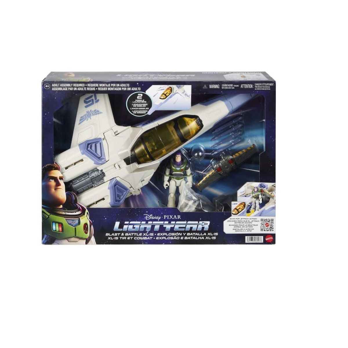 MATTEL - Disney Pixar Lightyear Vehiculo Explosión Y Batalla Xl-15 Mattel