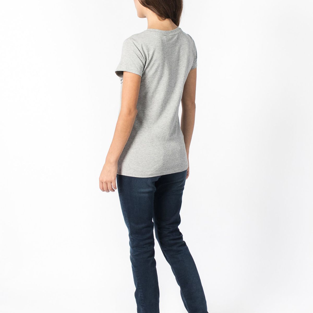 CALVIN KLEIN - Camiseta Con Logo Mujer Gris Calvin Klein
