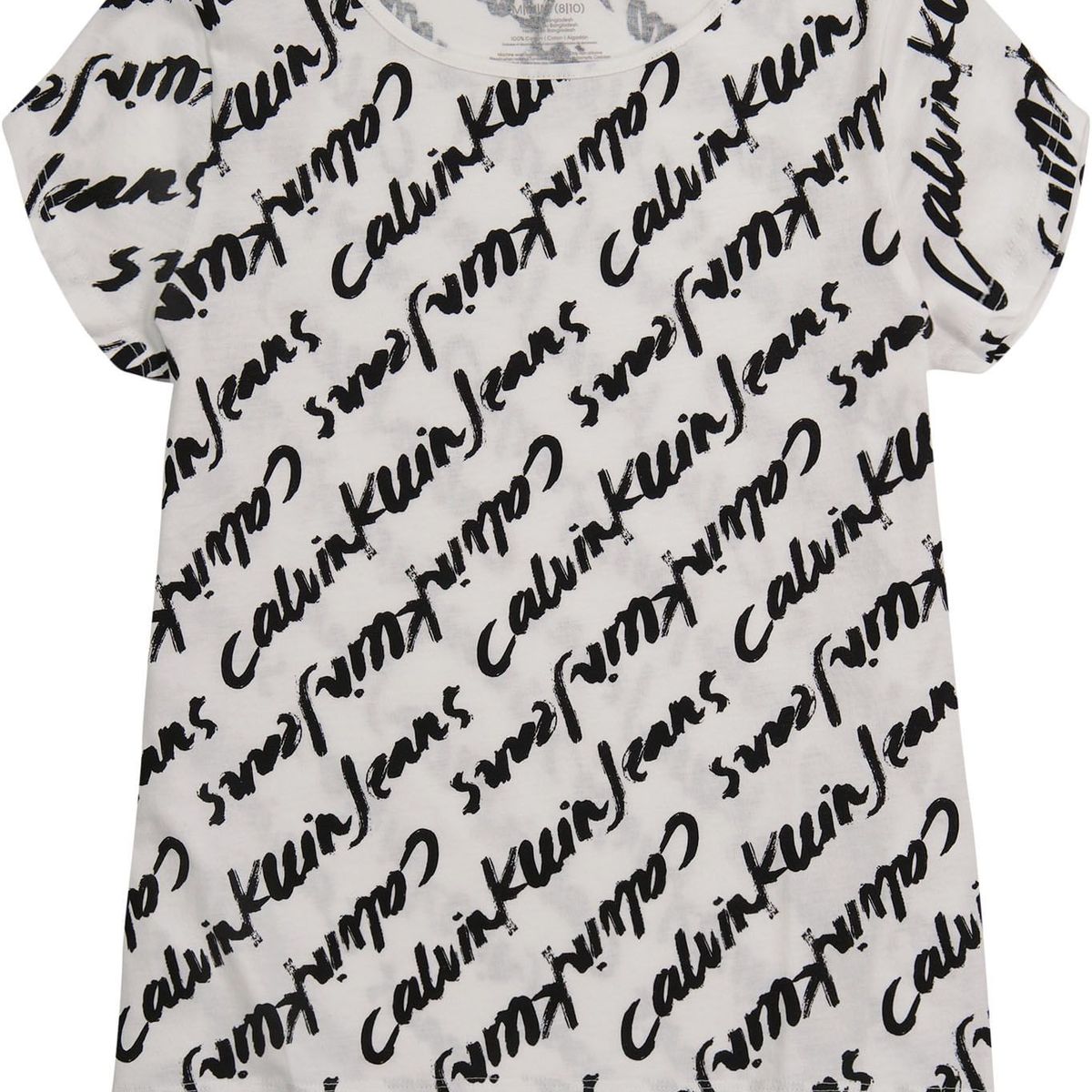 CALVIN KLEIN - Camiseta Para Niña Manga Corta Blanco Calvin Klein