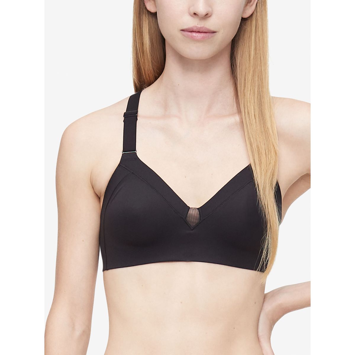 CALVIN KLEIN - Brassiere Sin Copa De La Colección Effortless De Calvin Klein