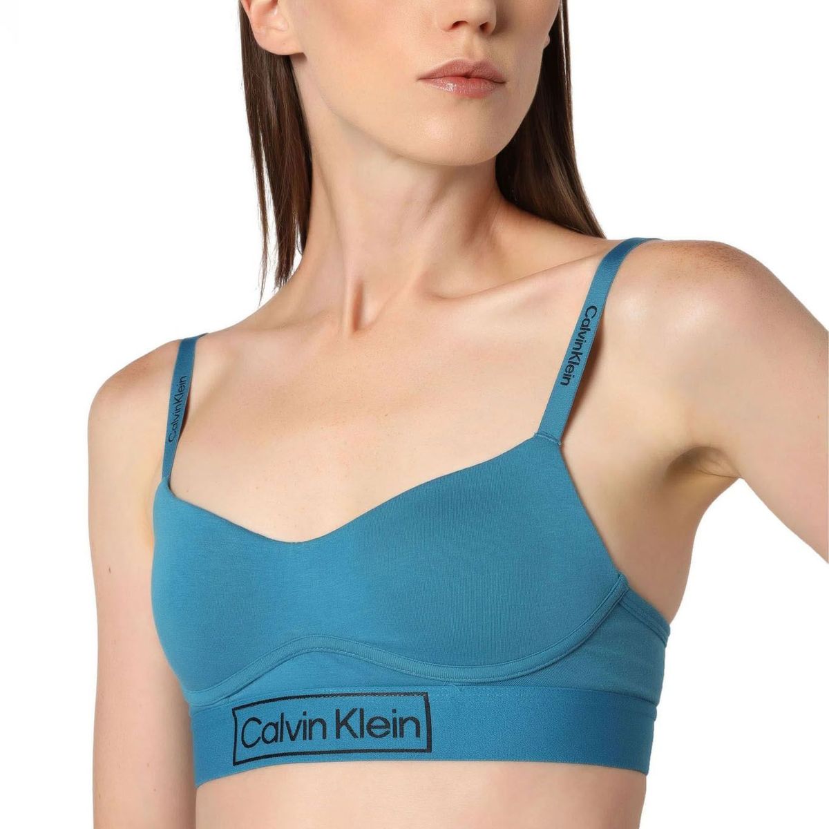 CALVIN KLEIN - Brassier Azul Reimagine Heritage Para Mujer Calvin Klein