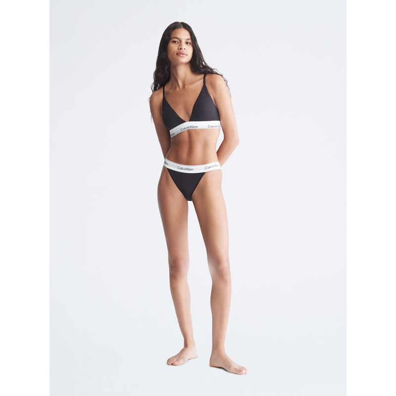 Bralette Negro De Triángulo Para Mujer CALVIN KLEIN
