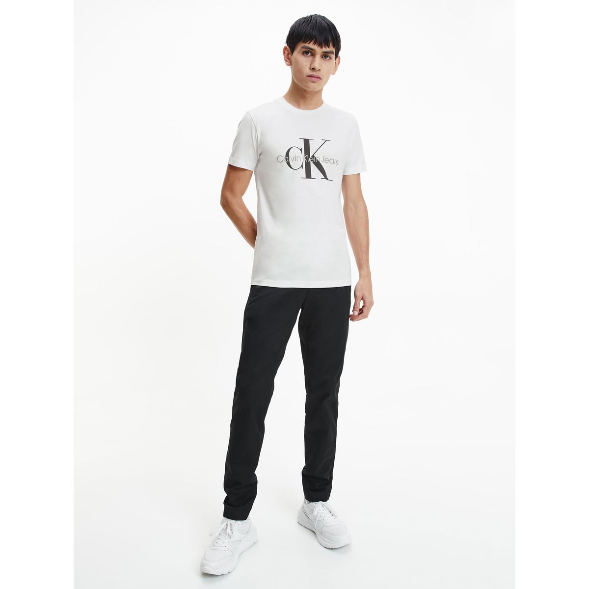 CALVIN KLEIN - Camiseta Para Hombre S/S Blanco Calvin Klein