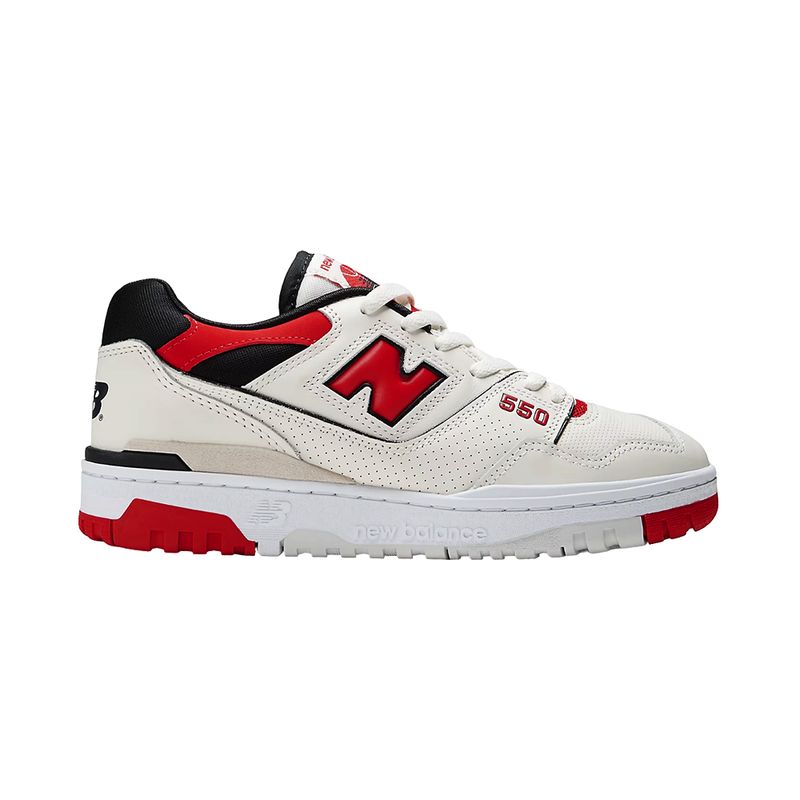 NEW BALANCE - Tenis New Balance 550-Blanco/Rojo