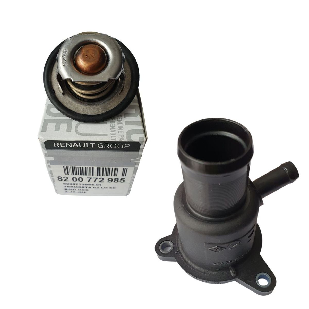 RENAULT - Carcaza y Termostato Original Logan  Megane Clio 3 Symbol