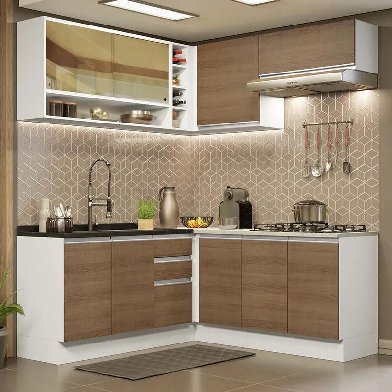 MADESA - Cocina Integral de Esquina Glamy 3.50 m 02