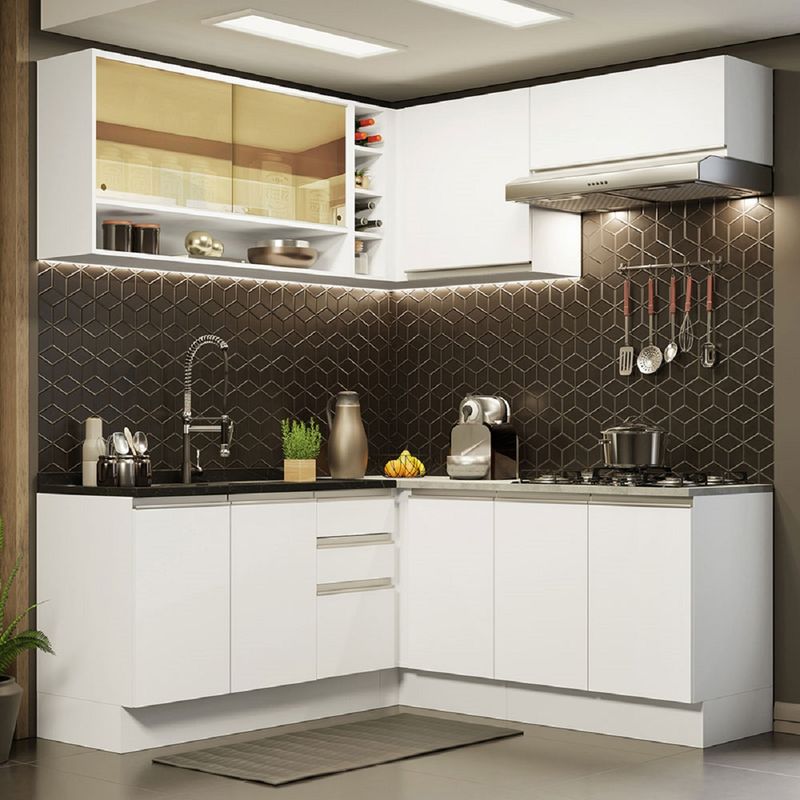 MADESA - Cocina Integral de Esquina Glamy 3.50 m 02