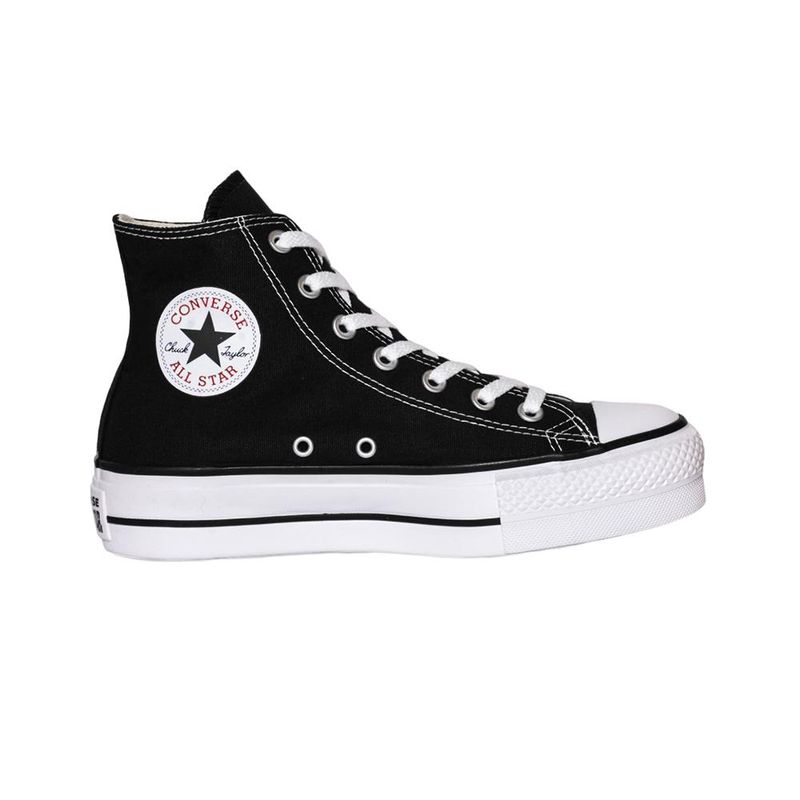 CONVERSE - Tenis Converse Botas Ctas Lift Unisex-Negro