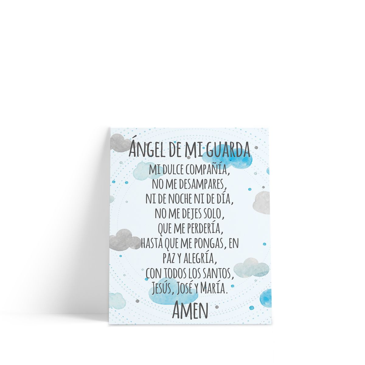 GAMA DIGITAL - Cuadro decorativo angel de la guarda 25x30