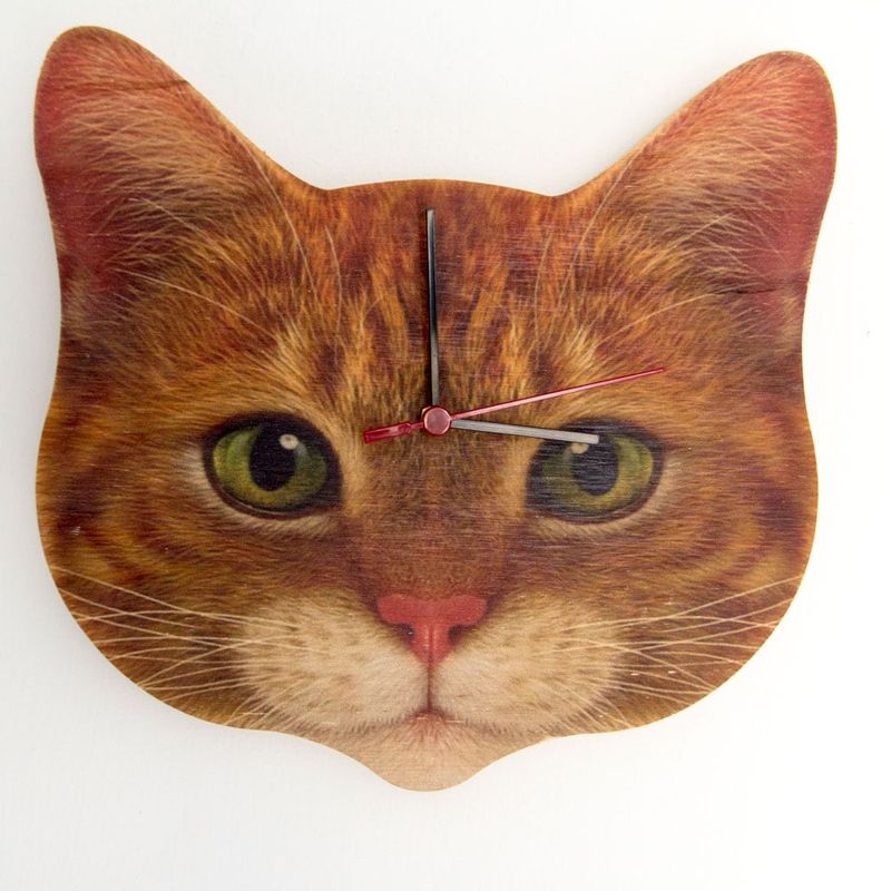 GAMA DIGITAL - Reloj de pared Gato.