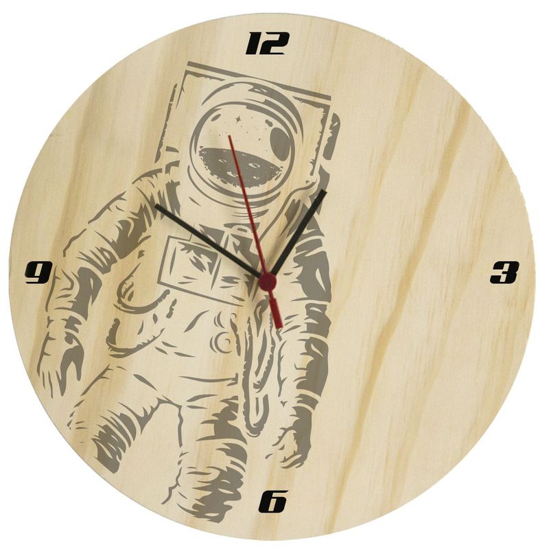 GAMA DIGITAL - Reloj de pared Astronauta.