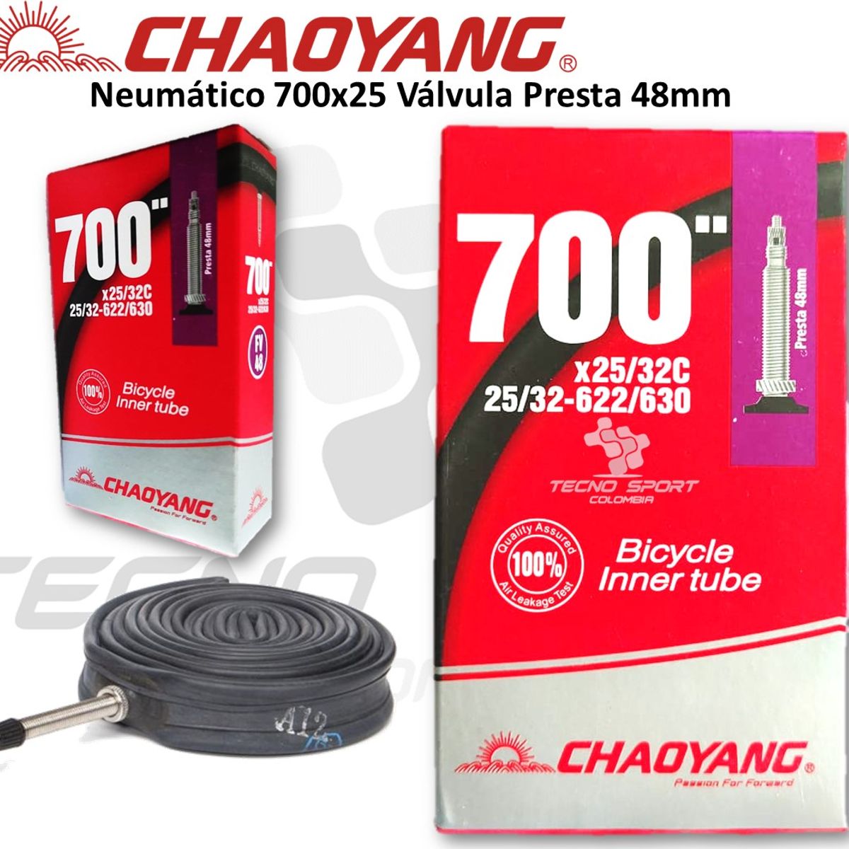 CHAOYANG - Llanta  Neumático Bicicleta 700x28 Chaoyang Mtb Combo