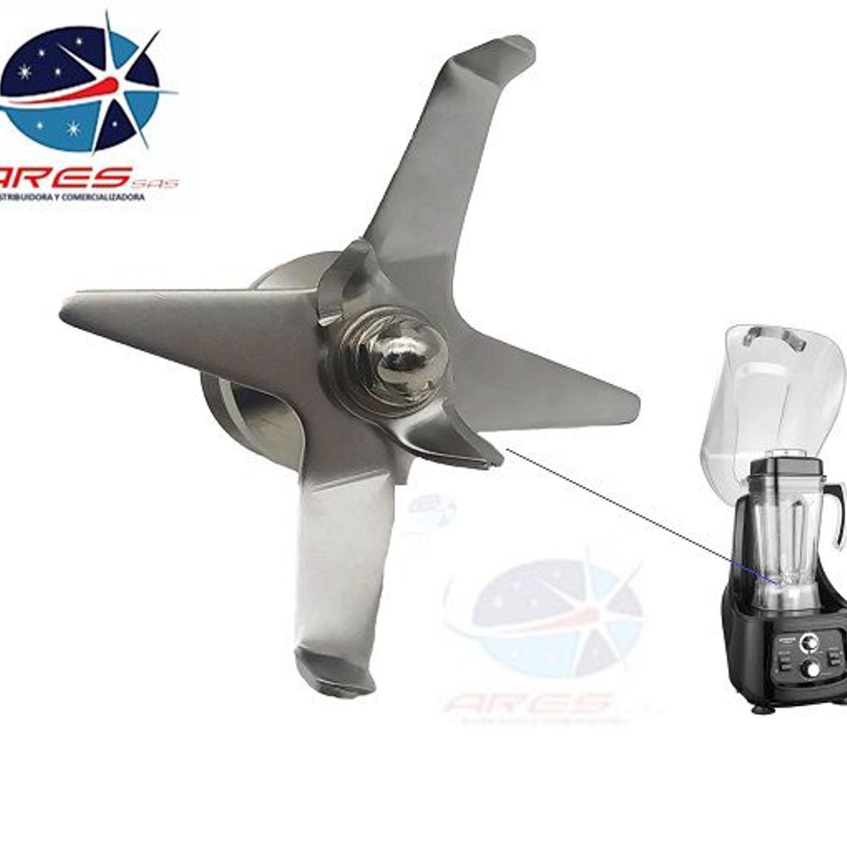 ARES - Cuchilla Para Licuadora Universal Suprema L70080