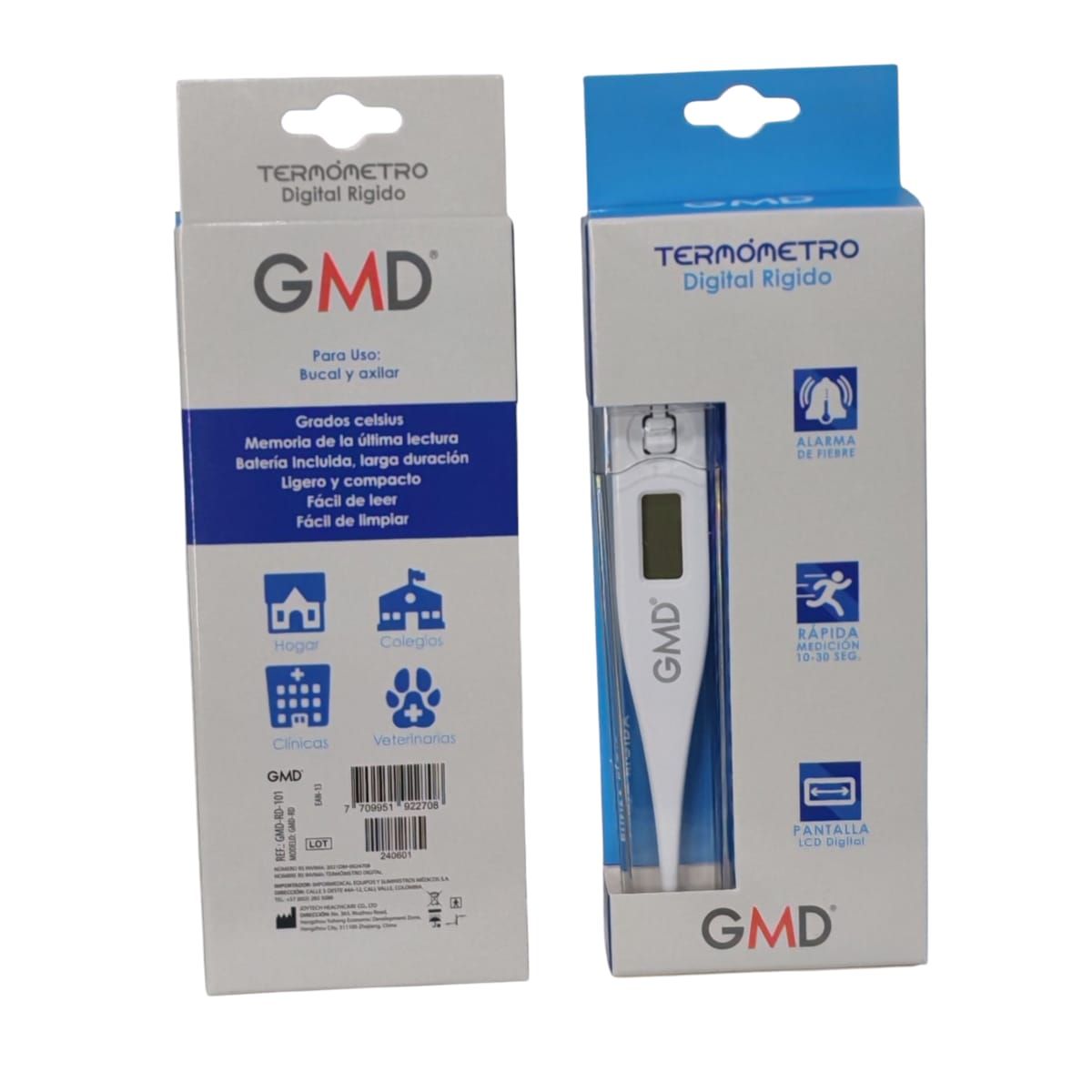 GMD - TERMOMETRO DIGITAL RIGIDO GMD AZUL
