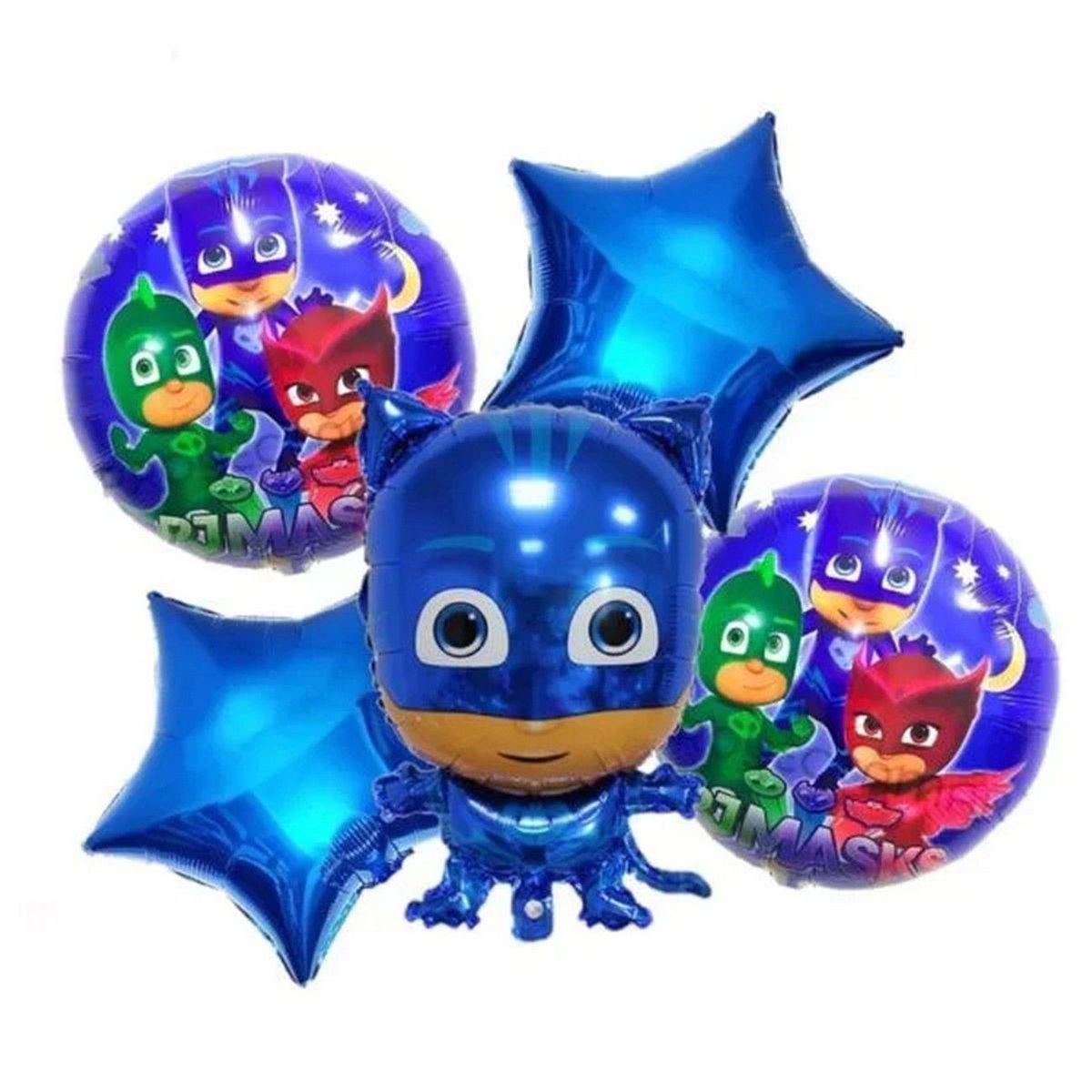 DAYOSHOP - Kit Set Globo Feliz Cumpleaño Globo Pj Mask Super Heroes