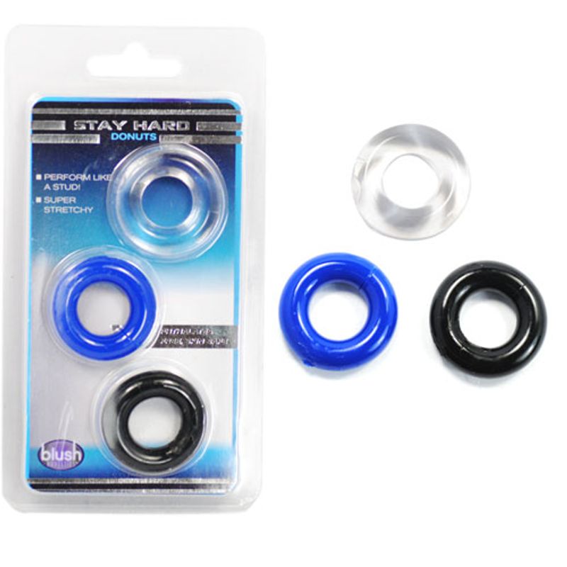 LUST - Tres Anillos Retardante Para Pene Kit