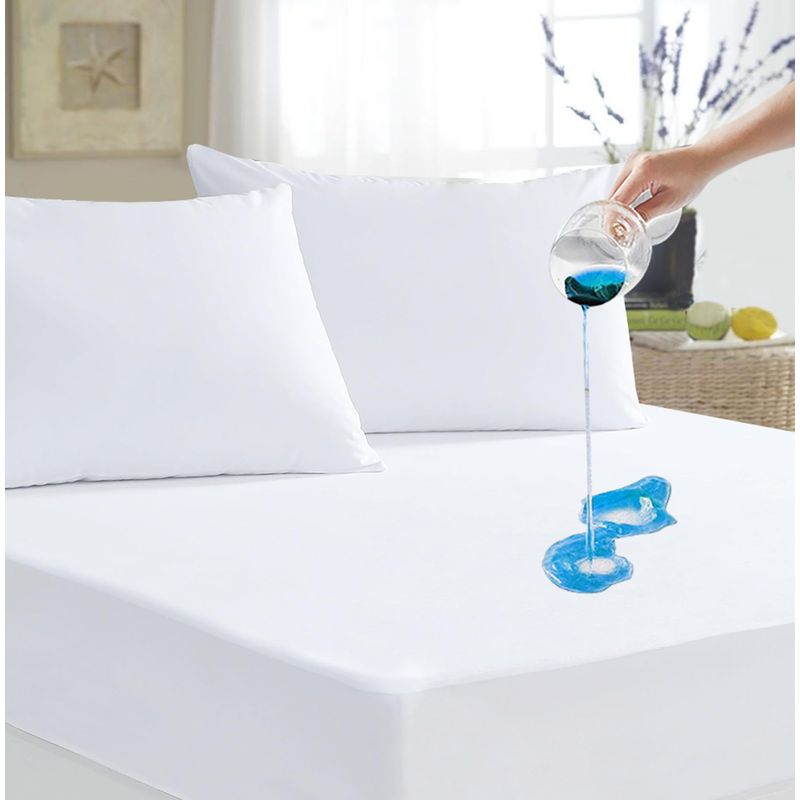GENERICO - Combo Protector Colchón Impermeable Sencillo 100x190+1 Funda Impermeab