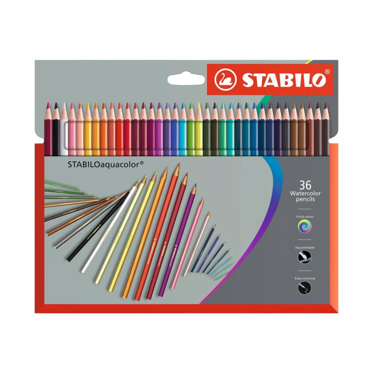 STABILO - Lápiz de Color Acuarelable Stabilo Caja de 36 Unidades.