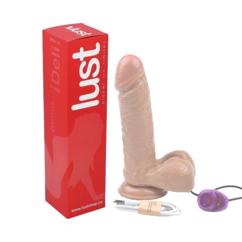 LUST - Vibrador con Rotación y Base Recargable