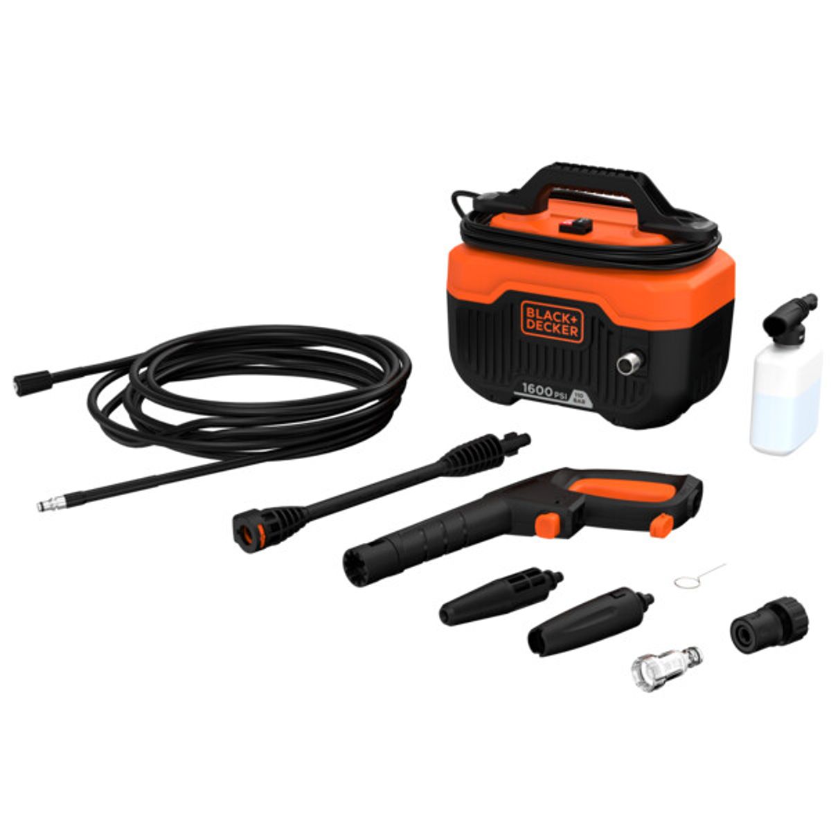 BLACK+DECKER - Hidrolavadora Portatil 1600 Psi Black And Decker Bepw1600h