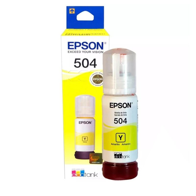 EPSON - Botella De Tinta Epson 504 Amarillo